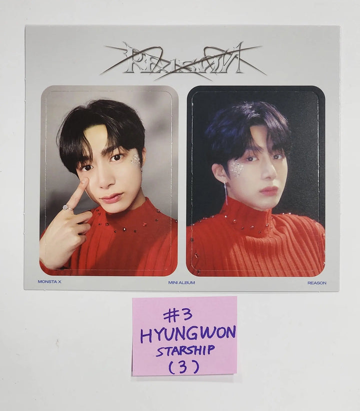 MONSTA X "REASON" - Starship Pre-Order Benefit Photocards Set (2EA) - HALLYUSUPERSTORE