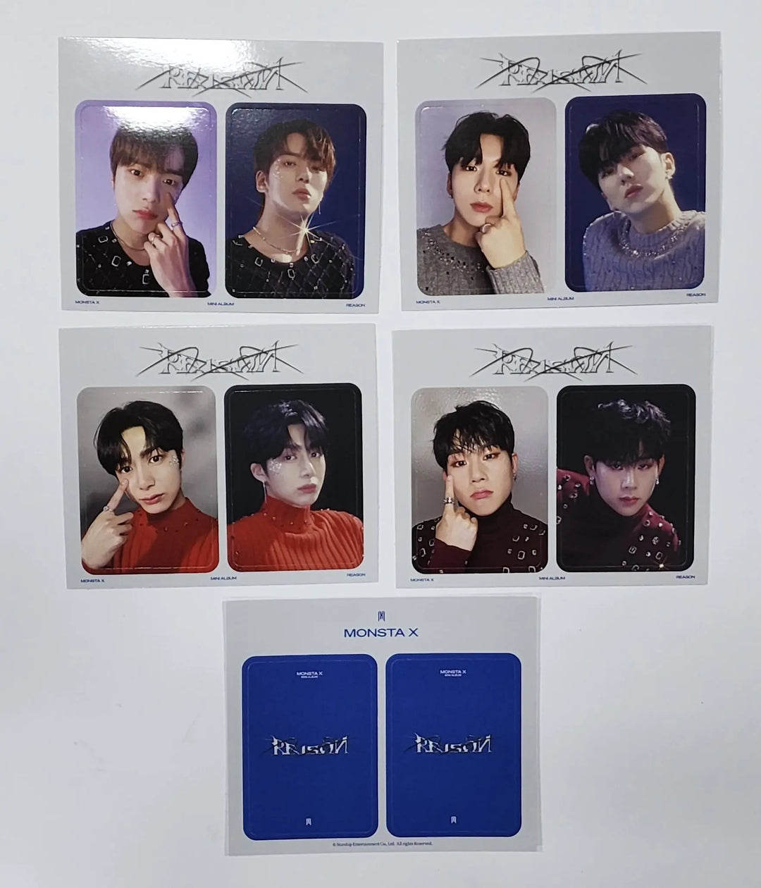 MONSTA X "REASON" - Starship Pre-Order Benefit Photocards Set (2EA) - HALLYUSUPERSTORE