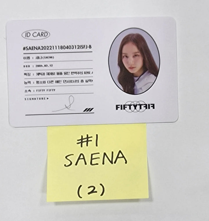 FIFTY FIFTY "THE FIFTY" 1st EP - Official Photocard [Updated 1/13] - HALLYUSUPERSTORE