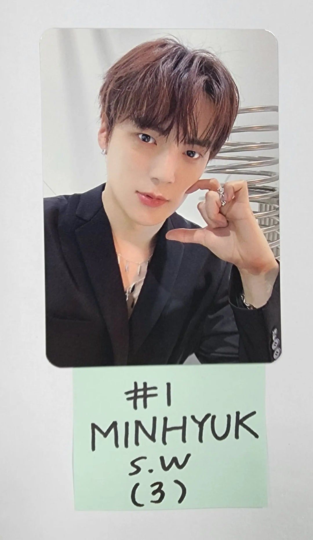 MONSTA X "REASON" - Soundwave Fansign Event Photocard - HALLYUSUPERSTORE