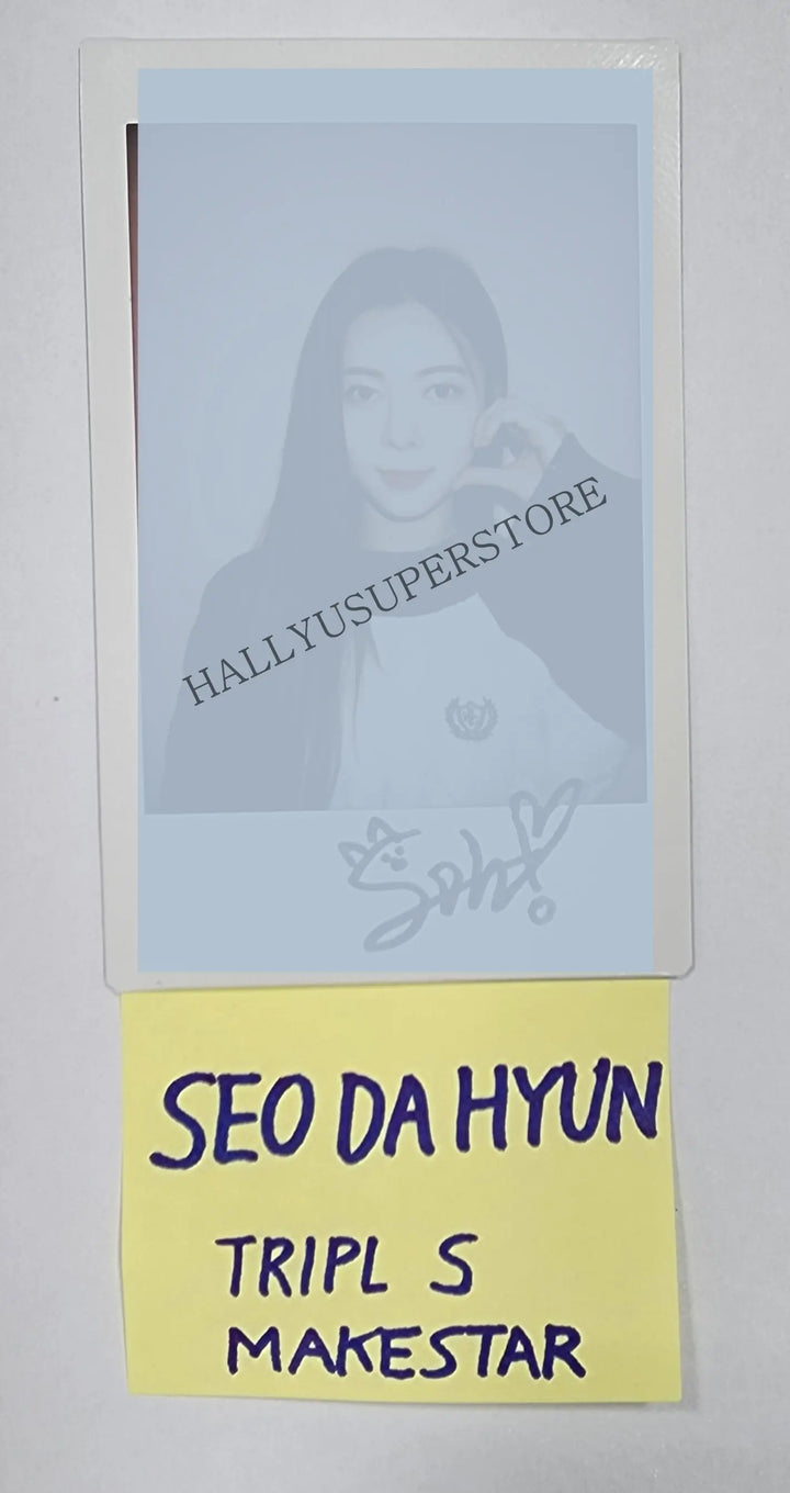 Seo Da Hyun (Of TripleS) "ATOM01 OBJEKT" - Hand Autographed(Signed) Polaroid - HALLYUSUPERSTORE