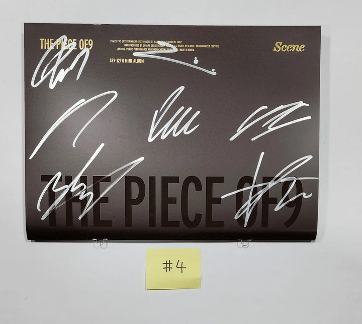 SF9 "THE PIECE OF9" - Hand Autographed(Signed) Promo Album - HALLYUSUPERSTORE