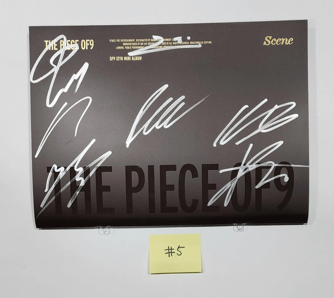 SF9 "THE PIECE OF9" - Hand Autographed(Signed) Promo Album - HALLYUSUPERSTORE