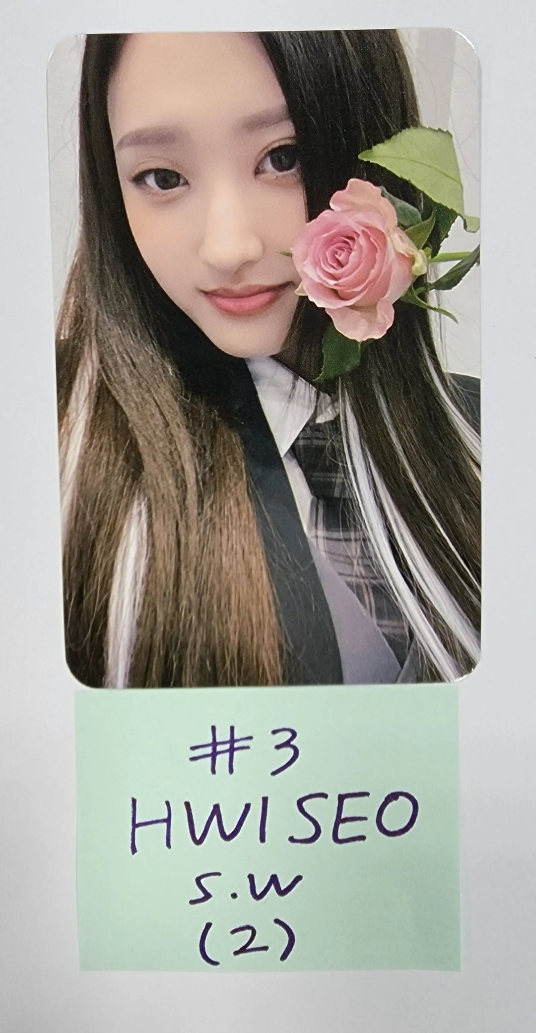 H1-KEY "Rose Blossom" Mini 1st - Soundwave Fansign Event Photocard - HALLYUSUPERSTORE