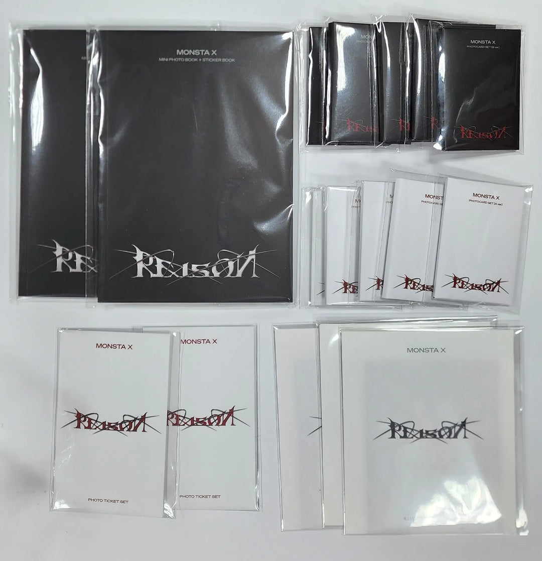 Monsta X “REASON” - Soundwave Pop-up store Official MD [Photocard set,postcard set, Photo Ticket, Mini Photobook] - HALLYUSUPERSTORE