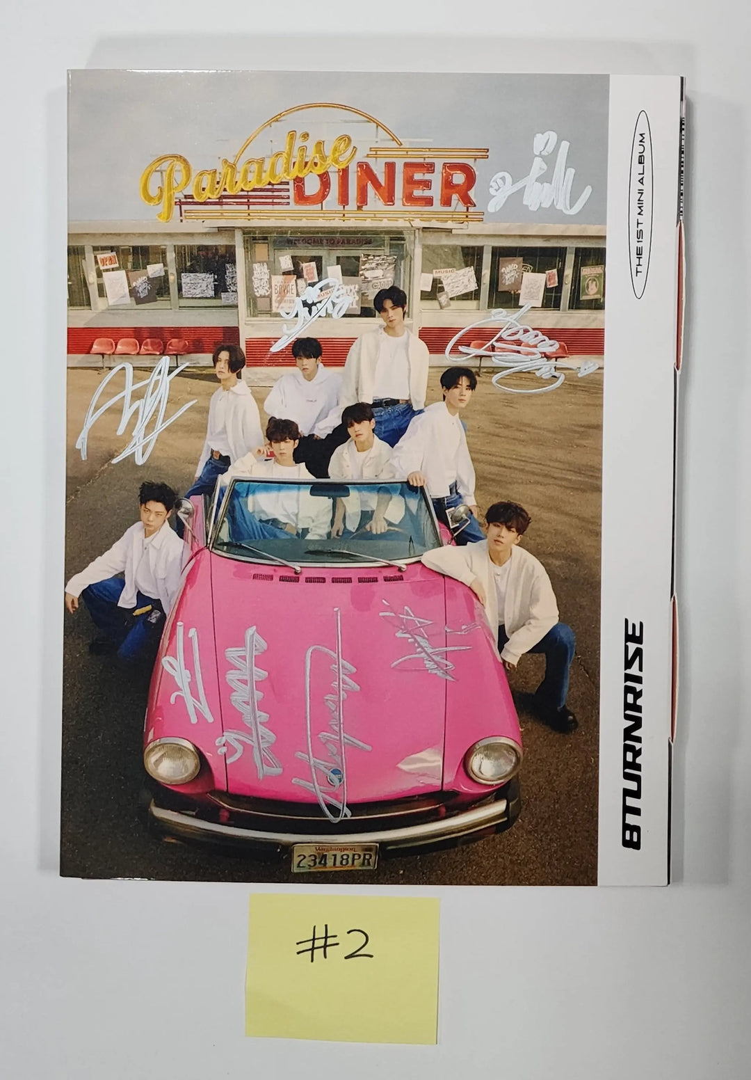 8TURN "8TURNRISE" - Hand Autographed(Signed) Promo Album - HALLYUSUPERSTORE