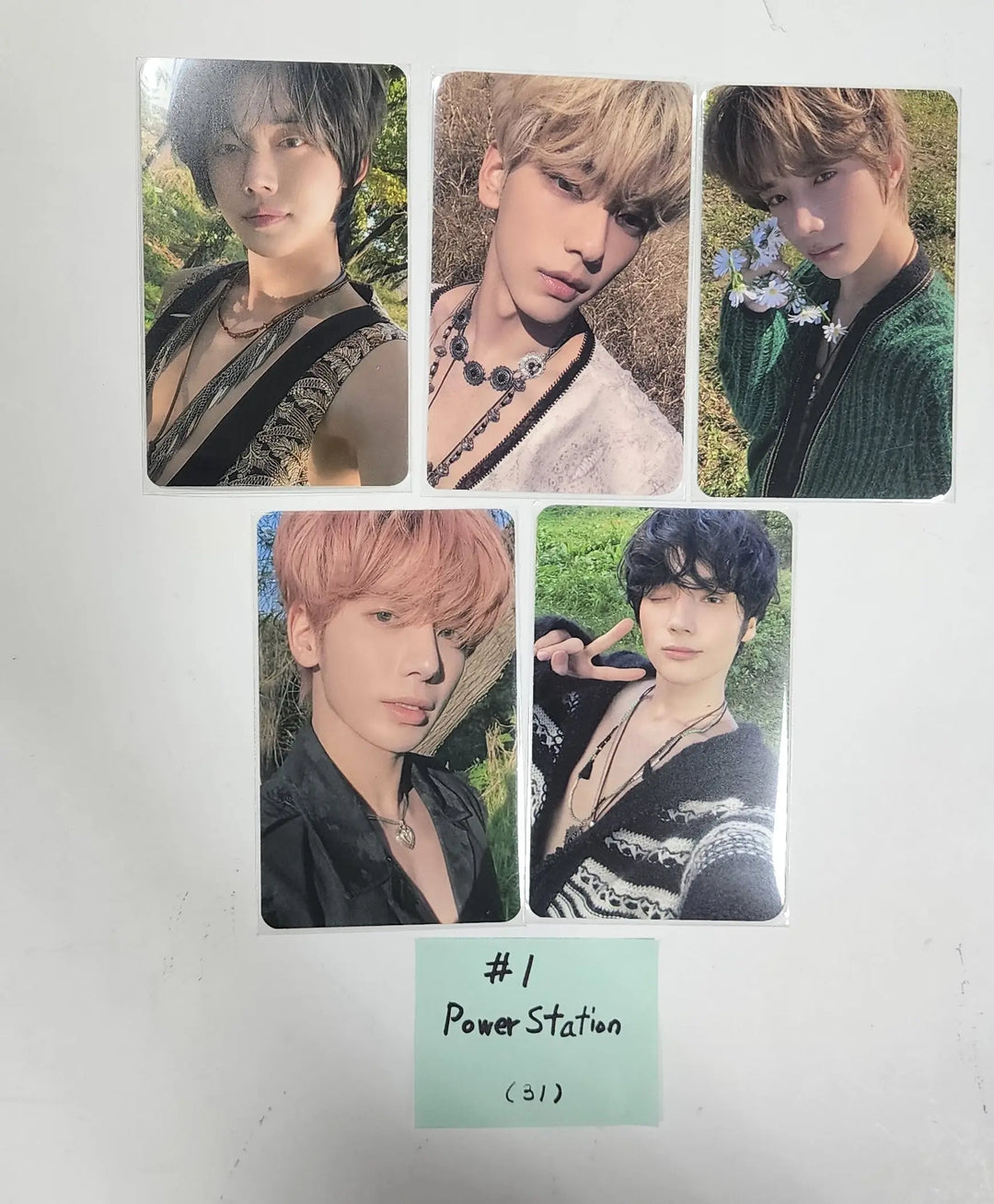 TXT ‘The Name Chapter: TEMPTATION’ - [Powerstation, Soundwave, M2U] Lucky Draw Event Slim PVC Photocards Set (5EA) [Restocked 2/6] - HALLYUSUPERSTORE