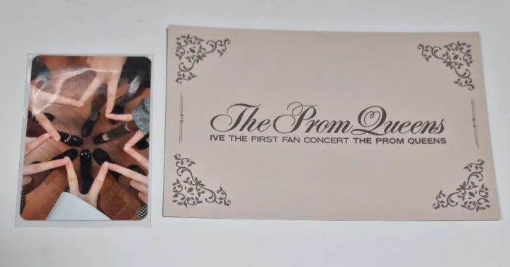 IVE "The Prom Queens" 1st Fan-Concert - WELCOME GIFT Photocard &amp; Postcard - HALLYUSUPERSTORE