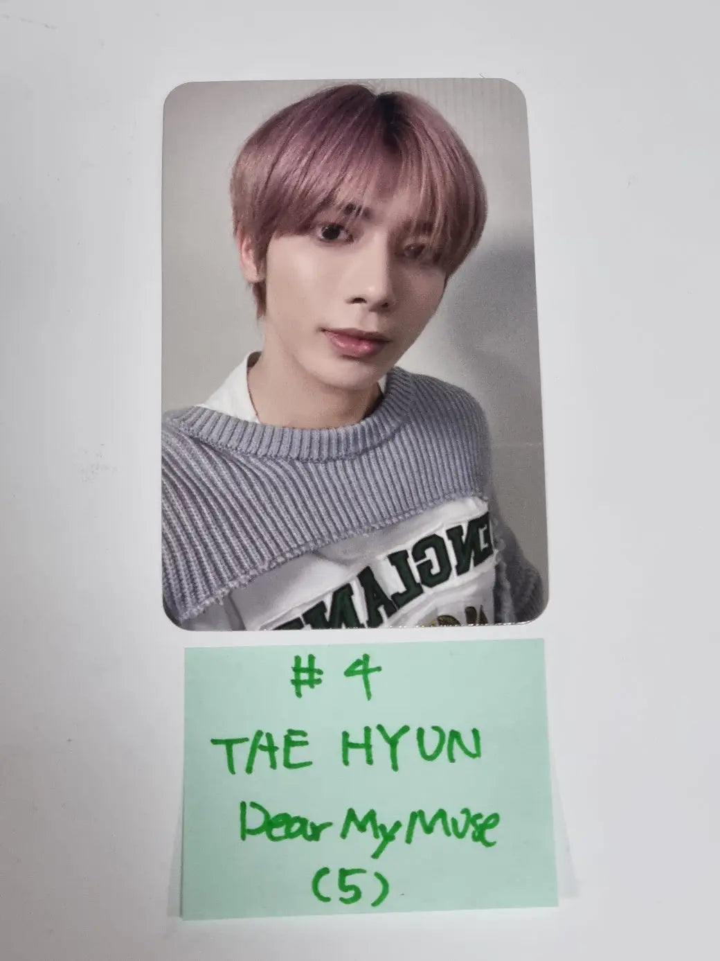 TXT ‘The Name Chapter: TEMPTATION’ - Dear My Muse Fansign Event Photocard - HALLYUSUPERSTORE