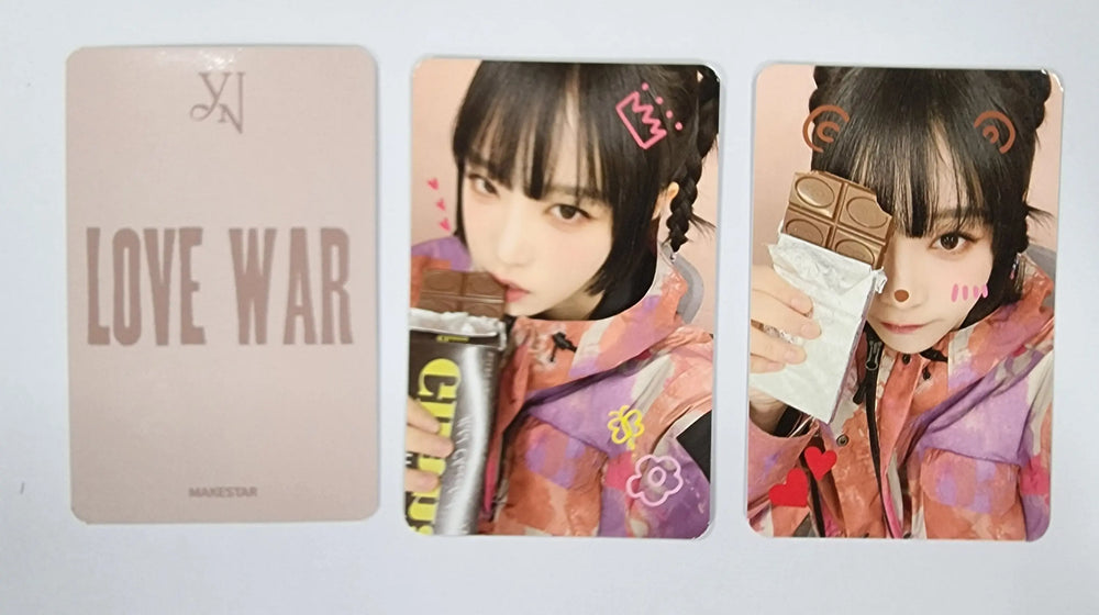 YENA "Love War" - Makestar Fansign Event Photocard Round 2 [Poca Album] - HALLYUSUPERSTORE