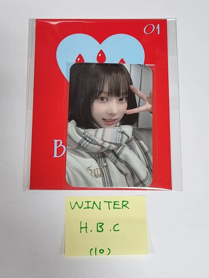 WINTER (of Aespa) "Artist Birthday Card" - Smtown Official Photocard - HALLYUSUPERSTORE