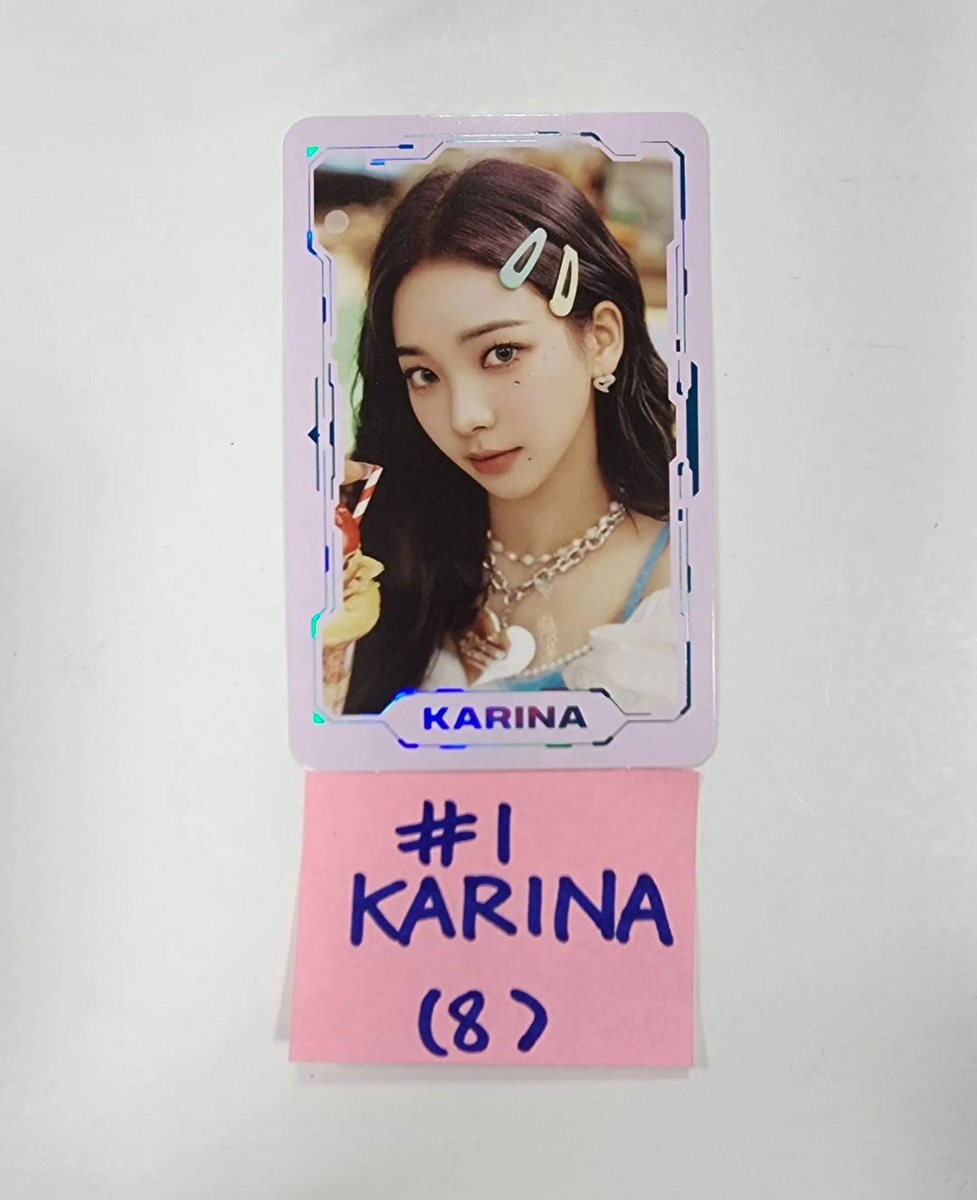 Aespa "Girls" Ver.2 - SMTOWN &amp; STORE Trading photocard - HALLYUSUPERSTORE