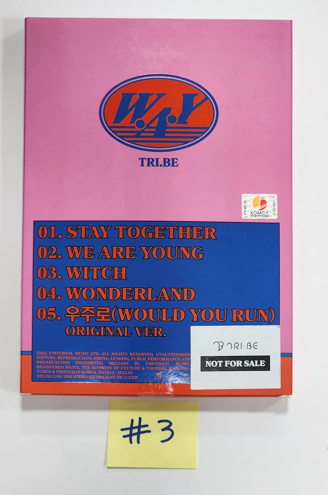 TRI.BE "W.A.Y" - Hand Autographed(Signed) Promo Album - HALLYUSUPERSTORE