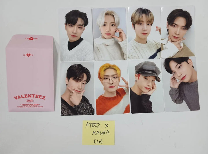 Ateez x Kaura Valentine - Official Photocard - HALLYUSUPERSTORE