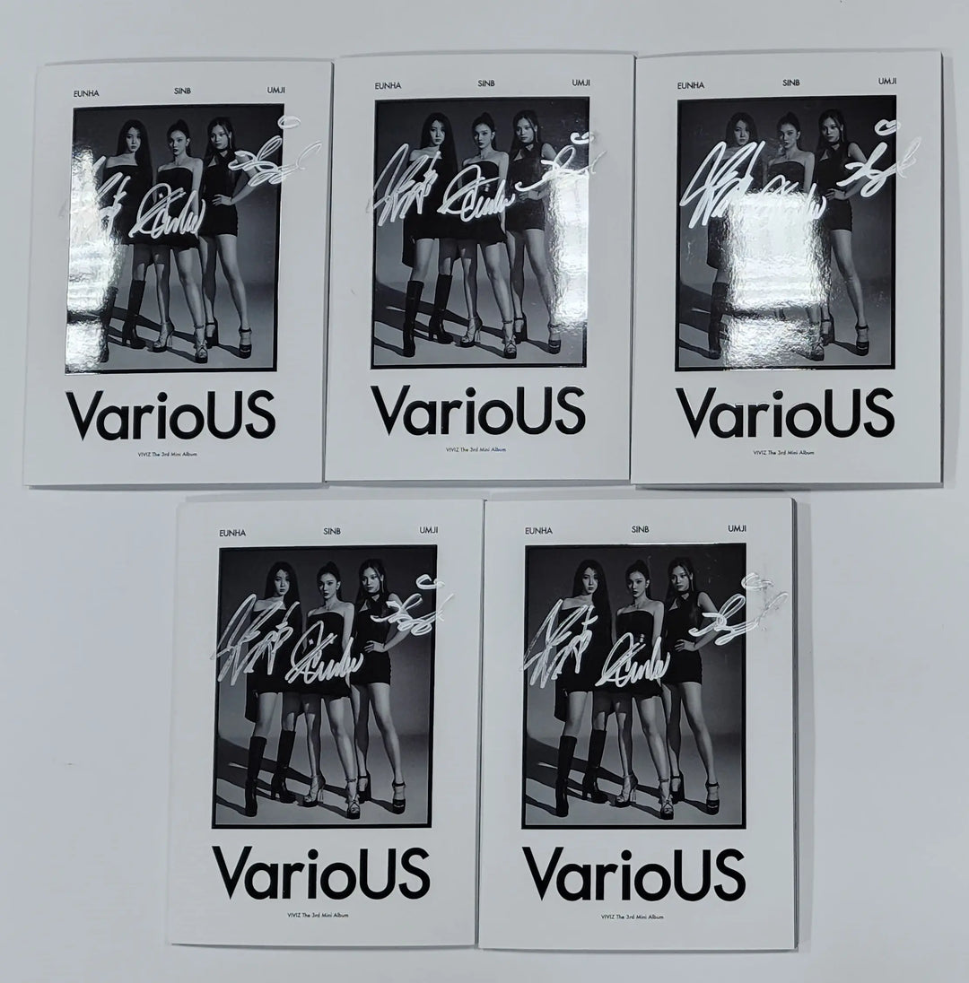 VIVIZ 'VarioUS' - Hand Autographed(Signed) Promo Album - HALLYUSUPERSTORE