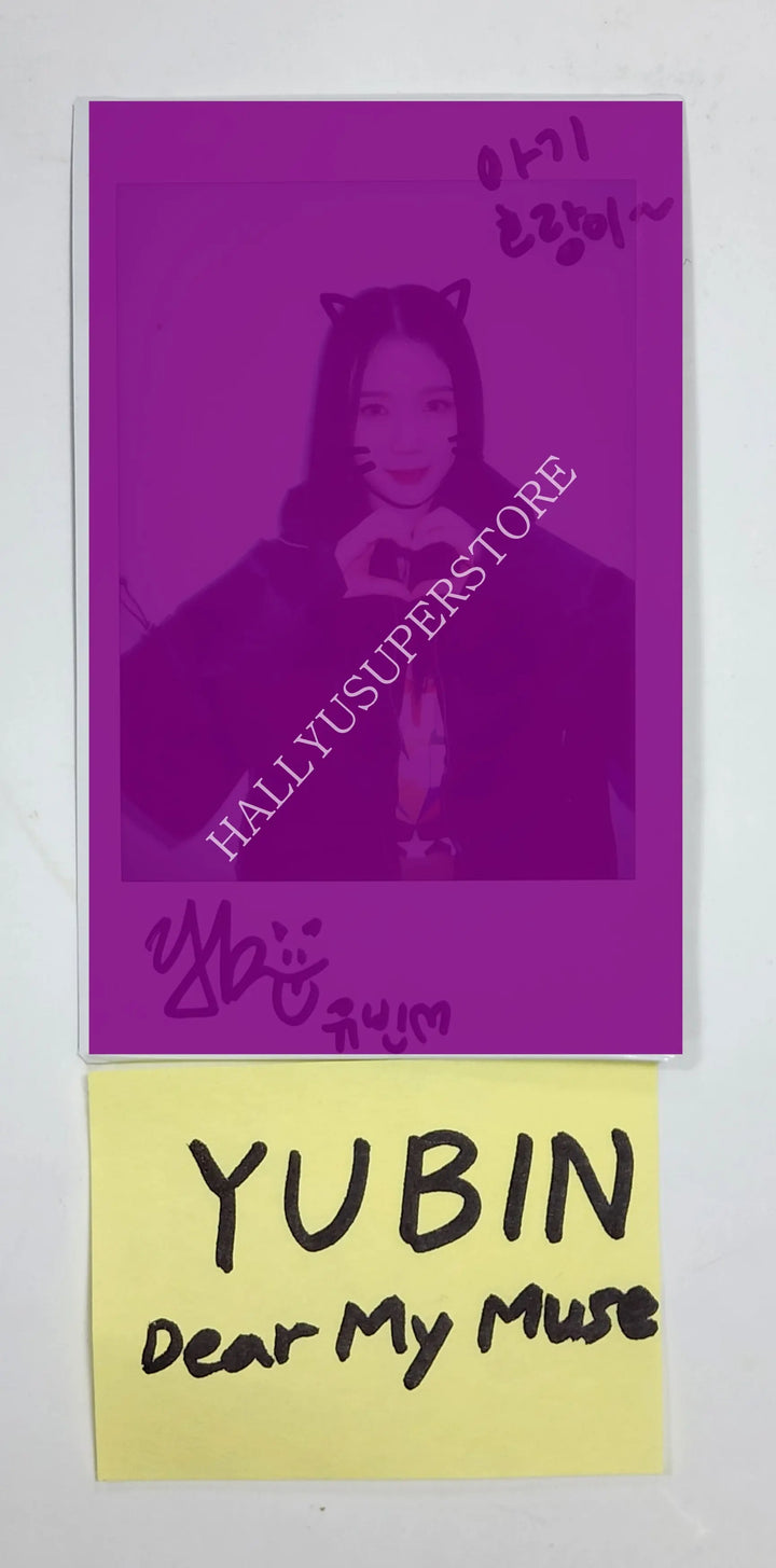 Yubin (Of TripleS) "ASSEMBLE" - Hand Autographed(Signed) Polaroid - HALLYUSUPERSTORE