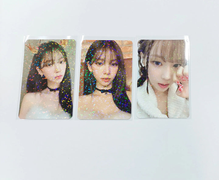Aespa "2022 Pink Christmas" - Smtown &amp; Store Random Pack Hologram Photocard - HALLYUSUPERSTORE