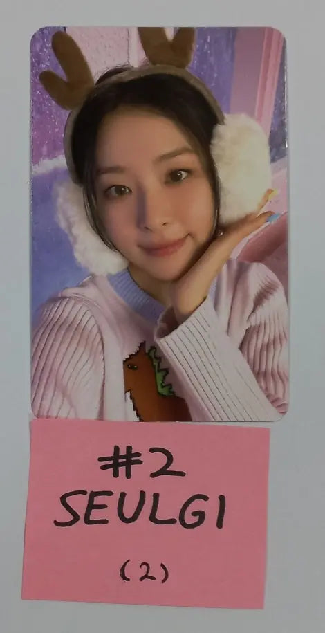 Red Velvet "2022 Pink Christmas" - Smtown &amp; Store Random Pack Photocard - HALLYUSUPERSTORE