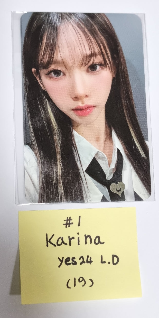 Aespa "Synk : Hyper Line" 2023 aespa 1ST Concert - yes24 Lucky Draw Event Photocard - HALLYUSUPERSTORE