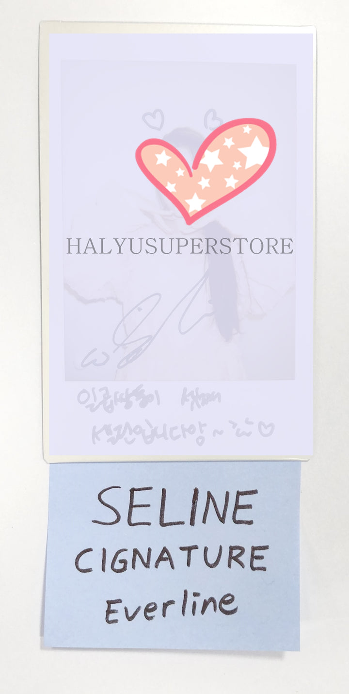 Seline (Of Cignature) "My Little Aurora" - Hand Autographed(Signed) Polaroid - HALLYUSUPERSTORE