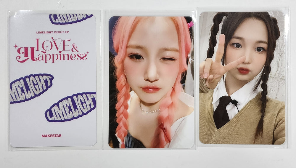 LIMELIGHT "LOVE & HAPPINESS" - Makestar Fansign Event Photocard - HALLYUSUPERSTORE