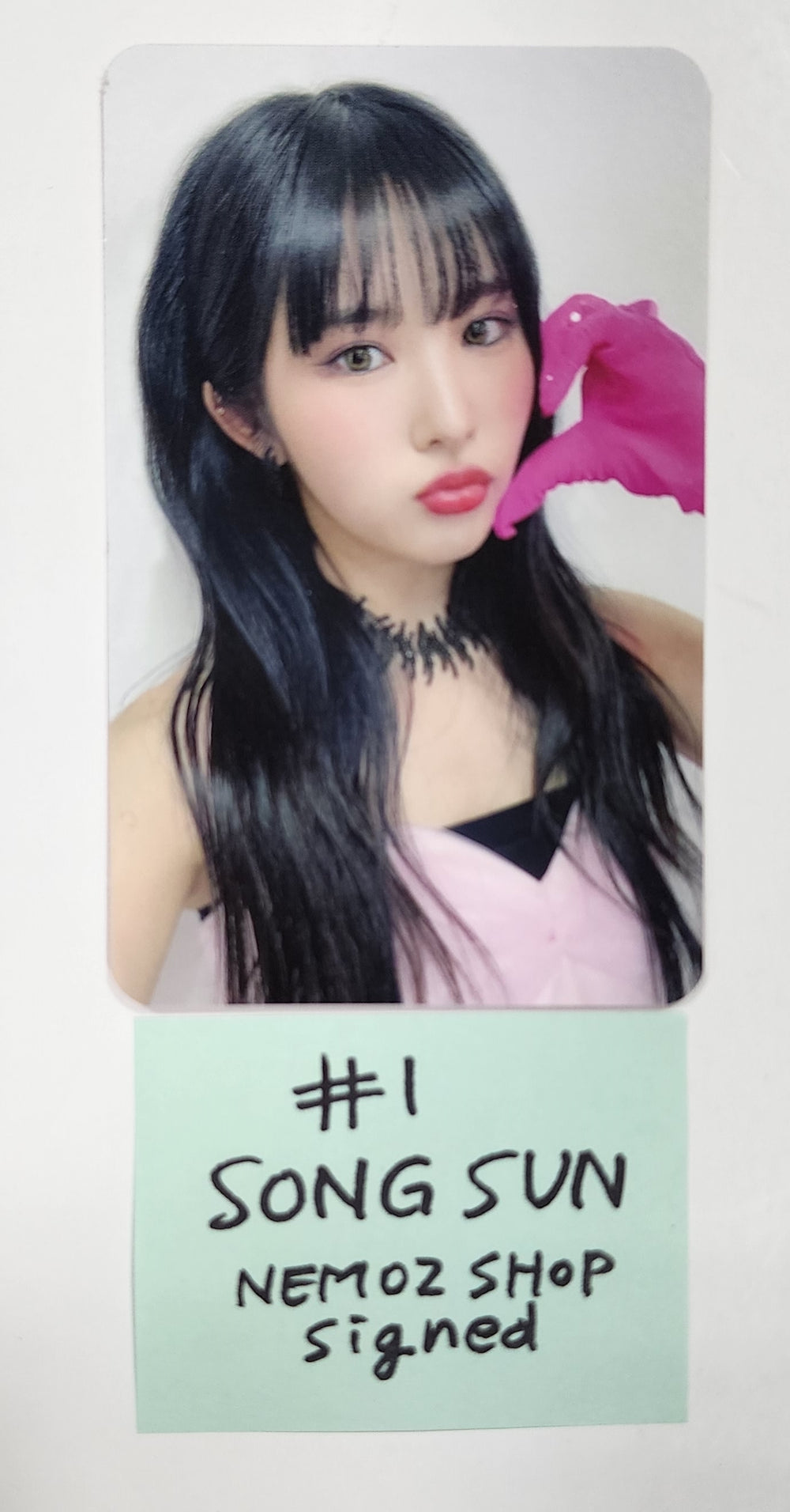 TRI.BE " W.A.Y" - Hand Autographed(Signed) Photocard [Nemo Album Ver] - HALLYUSUPERSTORE