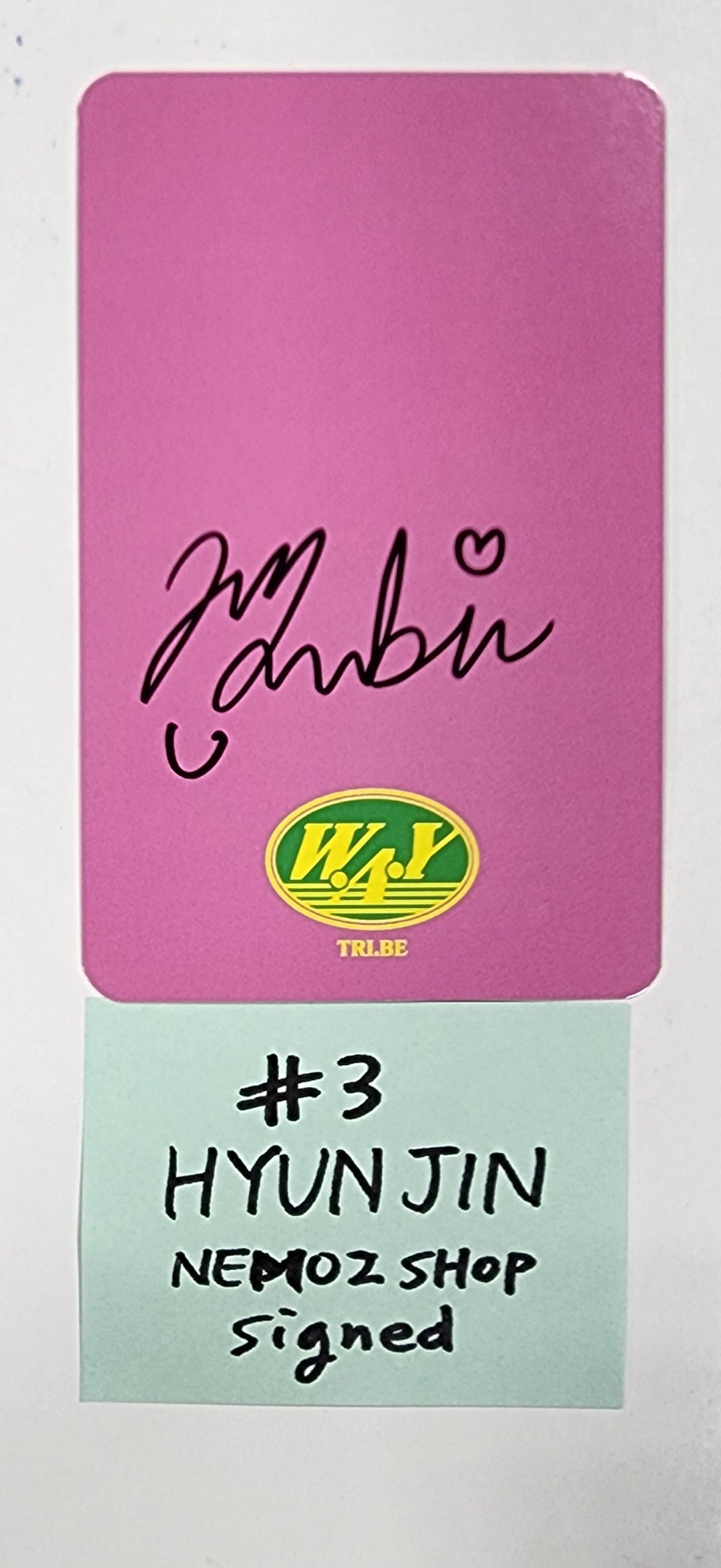 TRI.BE " W.A.Y" - Hand Autographed(Signed) Photocard [Nemo Album Ver] - HALLYUSUPERSTORE