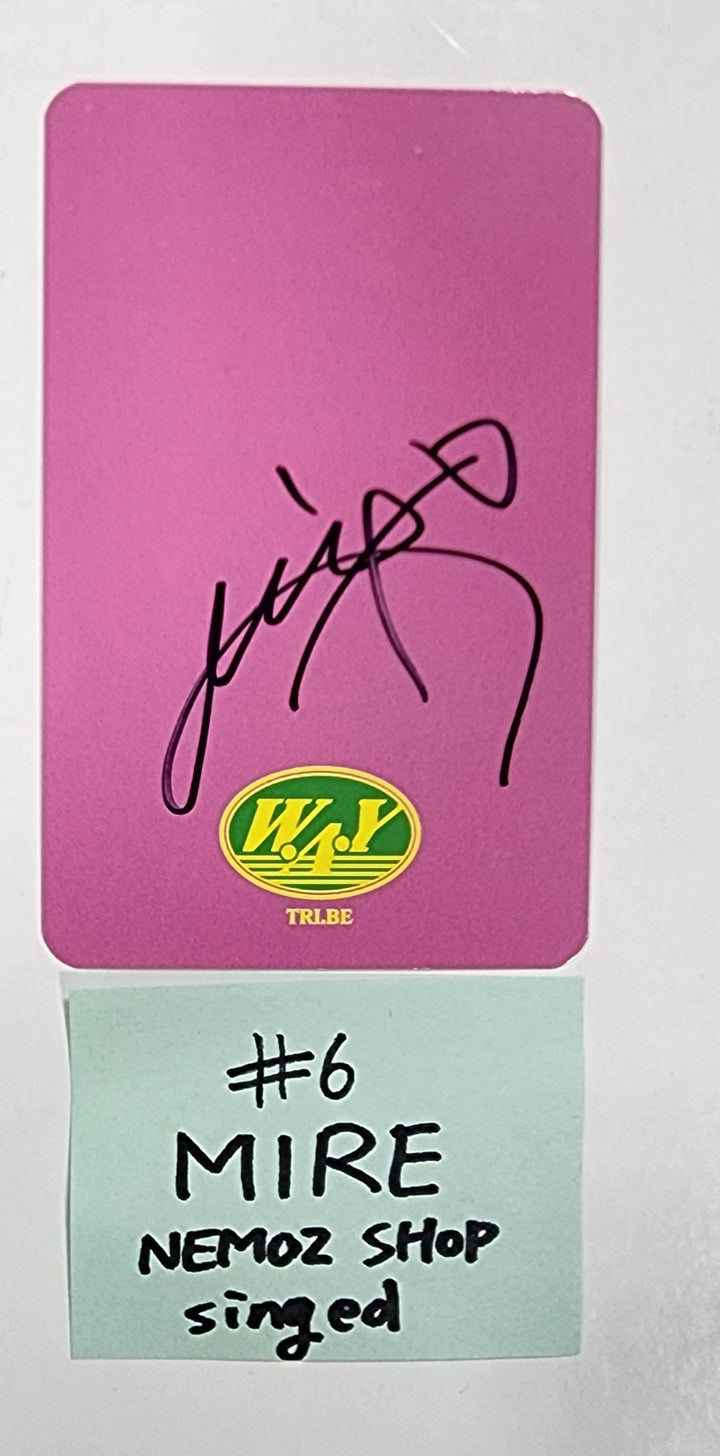 TRI.BE " W.A.Y" - Hand Autographed(Signed) Photocard [Nemo Album Ver] - HALLYUSUPERSTORE