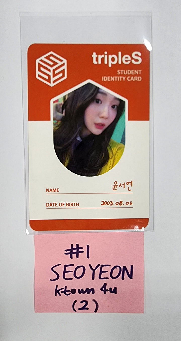 Triples "ASSEMBLE"- Ktown4U Pre-Order benefit Student Identity Card - HALLYUSUPERSTORE