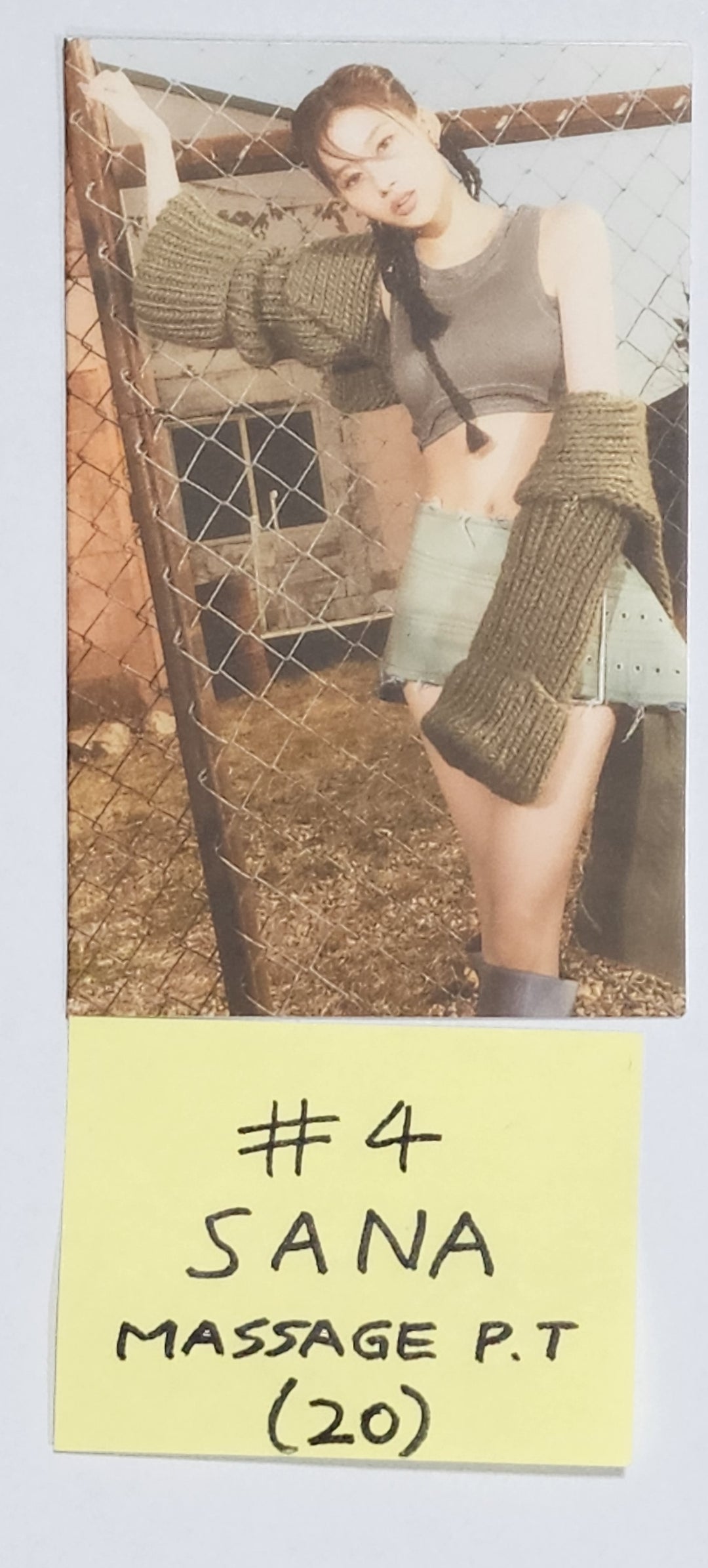 Twice "READY TO BE" - Official Message Photocard - HALLYUSUPERSTORE