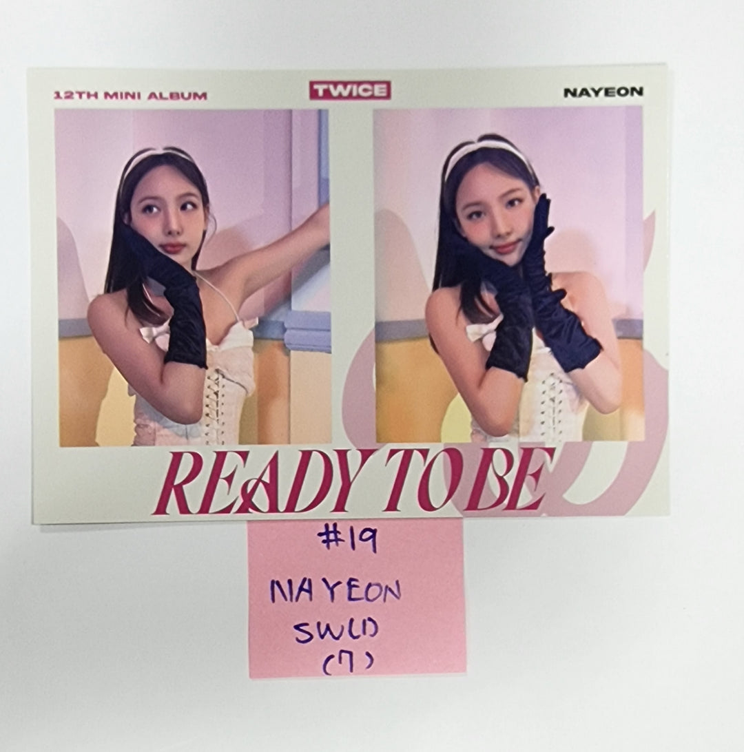 Twice "READY TO BE" - Soundwave Lucky Draw Event PVC Photocard - HALLYUSUPERSTORE