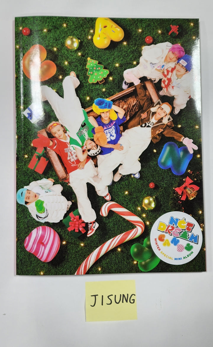 Jisung (Of NCT DREAM) "Candy" Winter Special Mini Album - Hand Autographed(Signed) Album - HALLYUSUPERSTORE