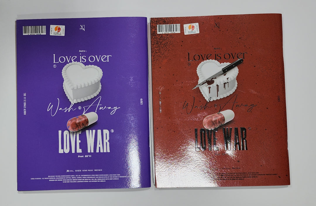 YENA "Love War" - Hand Autographed(Signed) Album - HALLYUSUPERSTORE