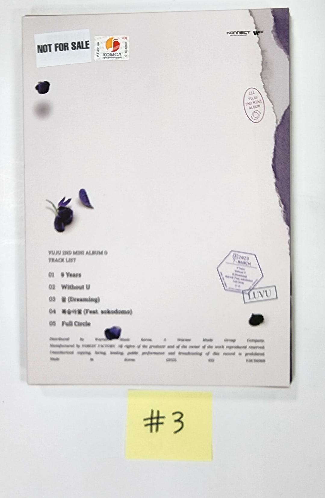 YUJU (Of GFRIEND) "O" - Hand Autographed(Signed) Pormo Album - HALLYUSUPERSTORE