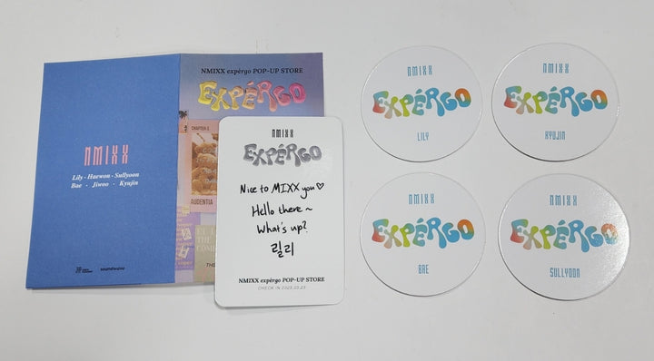 NMIXX "expergo" - Soundwave Pop-Up Store Event Photocard &amp; Circle Photo (4EA) - HALLYUSUPERSTORE