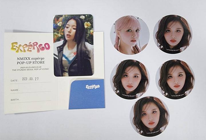 NMIXX "expergo" - Soundwave Pop-Up Store Event Photocard &amp; Circle Photo (5EA) - HALLYUSUPERSTORE
