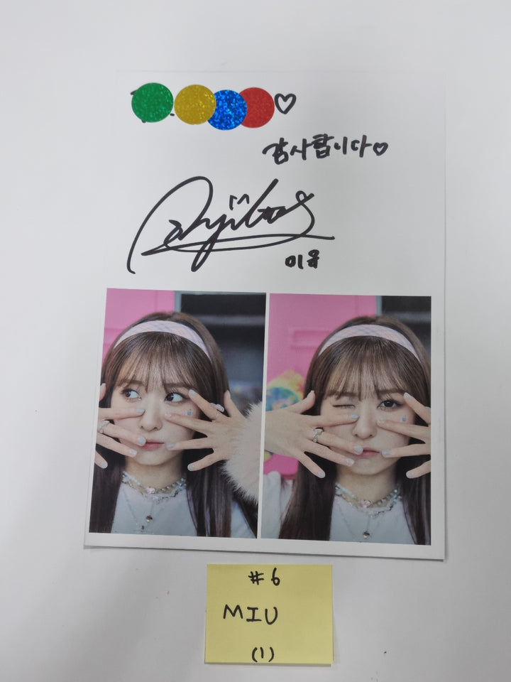 LIMELIGHT "LOVE &amp; HAPPINESS" - A Cut Page From Fansign Event Album - HALLYUSUPERSTORE