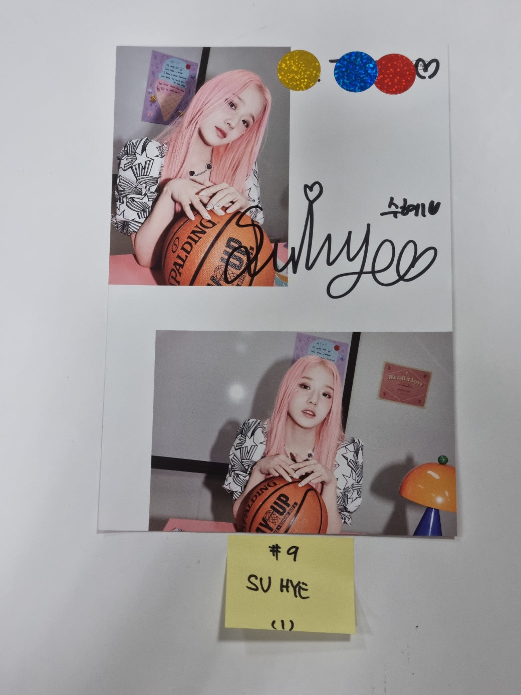 LIMELIGHT "LOVE &amp; HAPPINESS" - A Cut Page From Fansign Event Album - HALLYUSUPERSTORE
