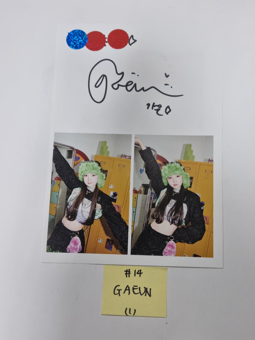 LIMELIGHT "LOVE &amp; HAPPINESS" - A Cut Page From Fansign Event Album - HALLYUSUPERSTORE