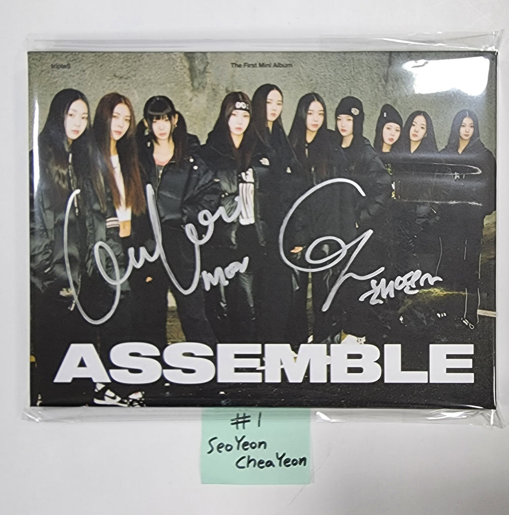 tripleS "ASSEMBLE" - Hello 82 Event Hand Autographed(Signed) Album - MUST READ ! - HALLYUSUPERSTORE