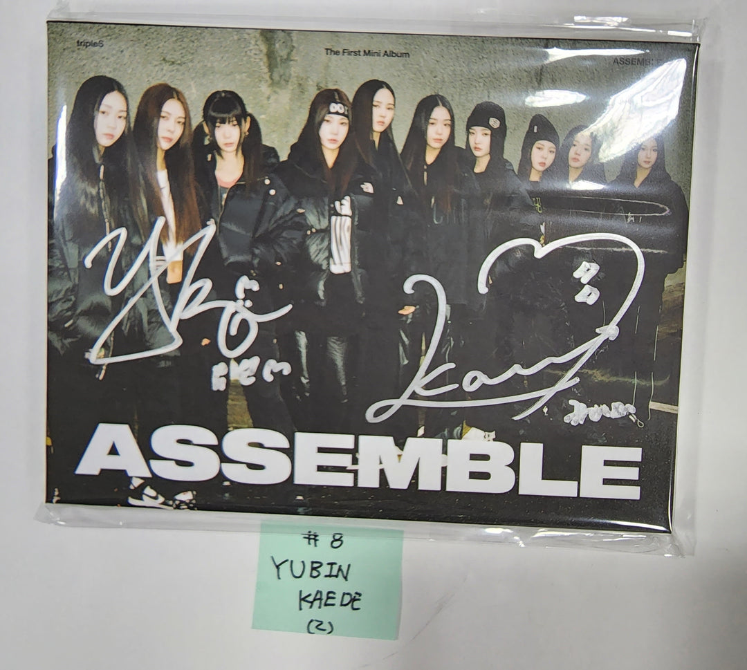 tripleS "ASSEMBLE" - Hello 82 Event Hand Autographed(Signed) Album - MUST READ ! - HALLYUSUPERSTORE