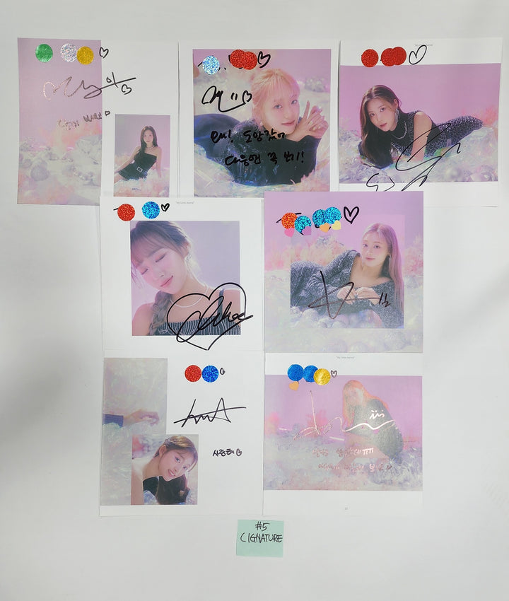 Cignature 3rd Mini "My Little Aurora" - A Cut Page From Fansign Event Albums set (7EA) - HALLYUSUPERSTORE