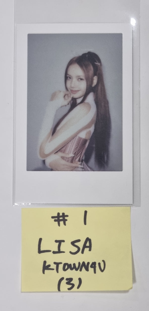 Lisa (of Blackpink) "0327 Photobook Vol. 4" - Ktown4U Pre-Order Benefit Polaroid Type Photocard - HALLYUSUPERSTORE