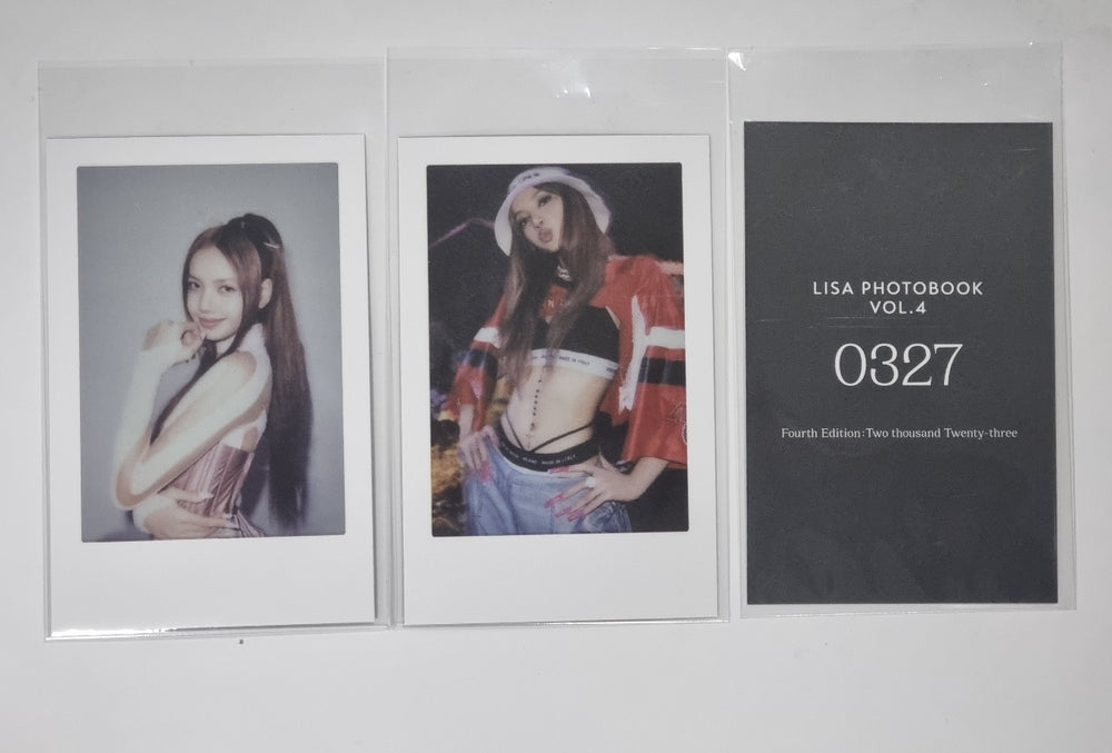 Lisa (of Blackpink) "0327 Photobook Vol. 4" - Ktown4U Pre-Order Benefit Polaroid Type Photocard - HALLYUSUPERSTORE