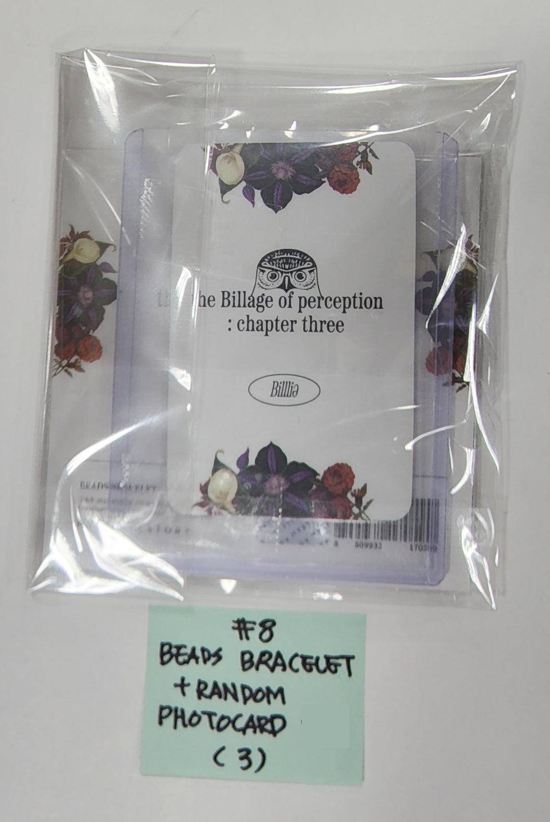 Billlie "the Billage of perception: chapter three" Mini 4th - Soundwave Official MD [Pin Button Set, Beads Bracelet, Tatoo Sticker Set, Sticker Pack] - HALLYUSUPERSTORE