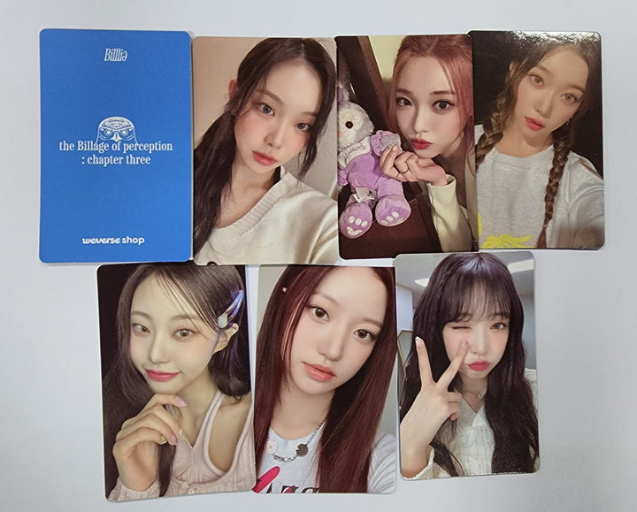 Billlie "the Billage of perception: chapter three" Mini 4th - Weverse Shop Pre-Order Benefit Photocard - HALLYUSUPERSTORE