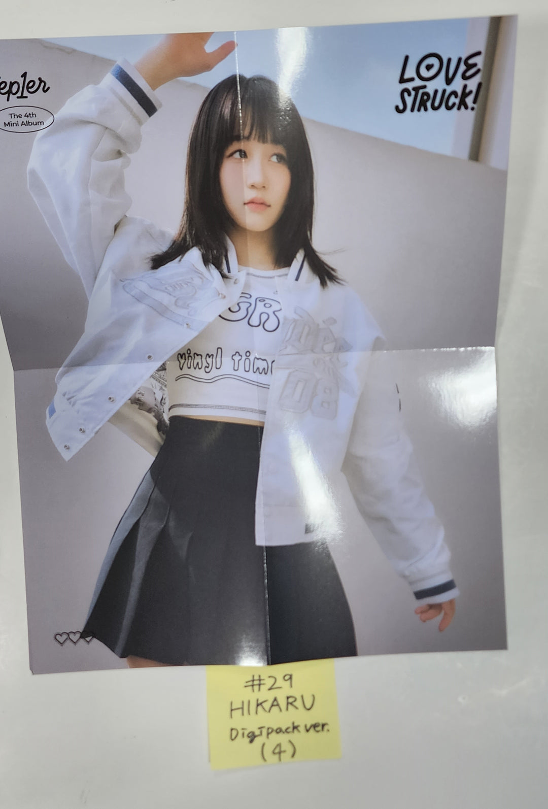 Kep1er "LOVESTRUCK! " - Official Photocard, Folded Poster [Digipack Ver.] - HALLYUSUPERSTORE