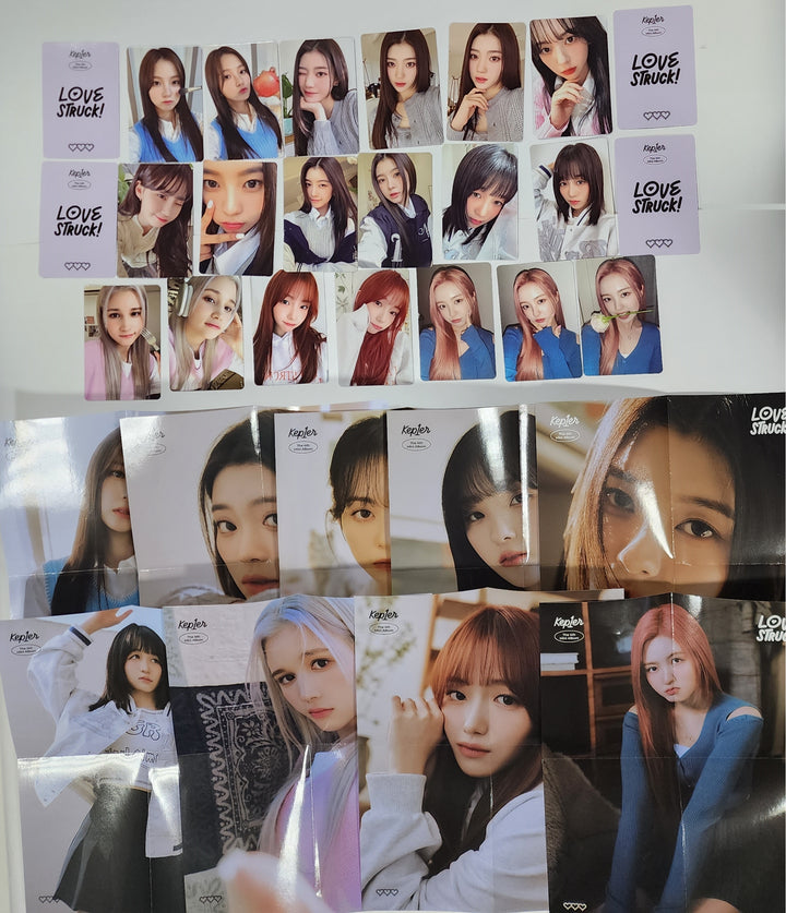 Kep1er "LOVESTRUCK! " - Official Photocard, Folded Poster [Digipack Ver.] - HALLYUSUPERSTORE