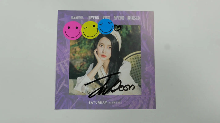 Saturday [Only You]  - A Cut Page From Fansign Event Albums - HALLYUSUPERSTORE
