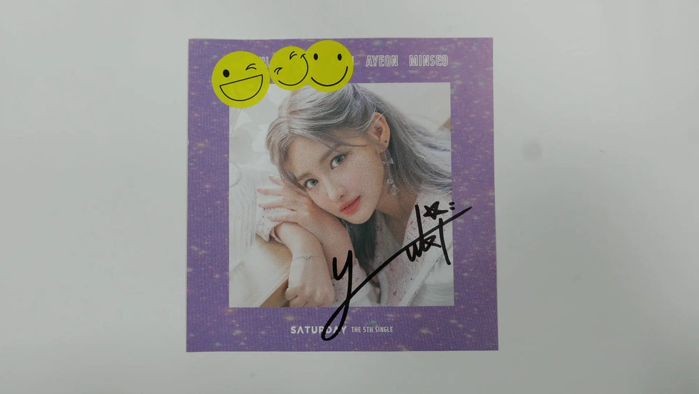 Saturday [Only You]  - A Cut Page From Fansign Event Albums - HALLYUSUPERSTORE